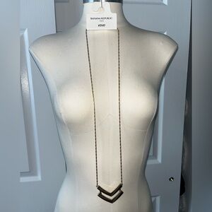 New Banana Republic layered arrow necklace